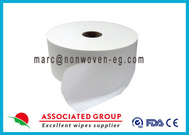 Home Care Plain Spunlace Nonwoven Fabric / Spunlace Non Woven Fabric