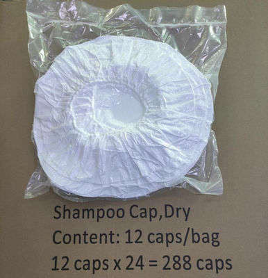 Disposable non woven hair cap nursing wash free no rinse shampoo shower cap travel beauty salon hotel bath shower cap