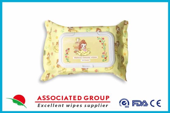 Alcohol Free Formula Cleansing Face Makeup Remover Wipes Fruit Fragrance