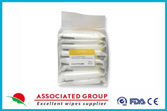 10 pcs Portable Design Unscented Antibacterial Wet Wipes Kill 99.9% Germs