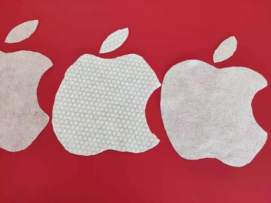 40g Pearl Spunlace Nonwoven Fabrics 30% Viscose 70% Polyester For Wet Wipes