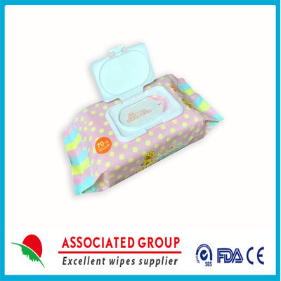 Water Based Hypoallergenic Baby Wet Wipes Rayon Spunlace Latex Free