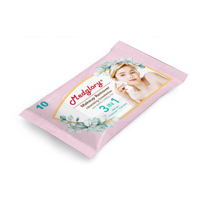 10pcs Makeup Remover Wipes Mixed Skin Lime Detoxifying Cleansing Soothing