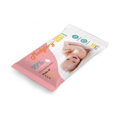 Compostable Baby Biodegradable Wet Wipes With Tea Tree Oil Chamomile Aloe Vera
