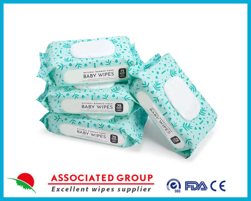 %99 Su Bebeğin Islak Menekşeleri Paketleme 75 adet Hipoalerjenik Aqua Saf Bebek Menekşeleri